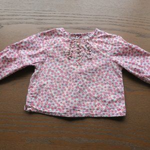 Strawberry Fair Floral Shirt 18M